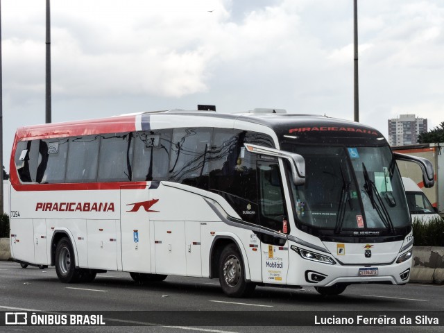 Viação Piracicabana 7254 na cidade de São Paulo, São Paulo, Brasil, por Luciano Ferreira da Silva. Número da foto: #12933507.