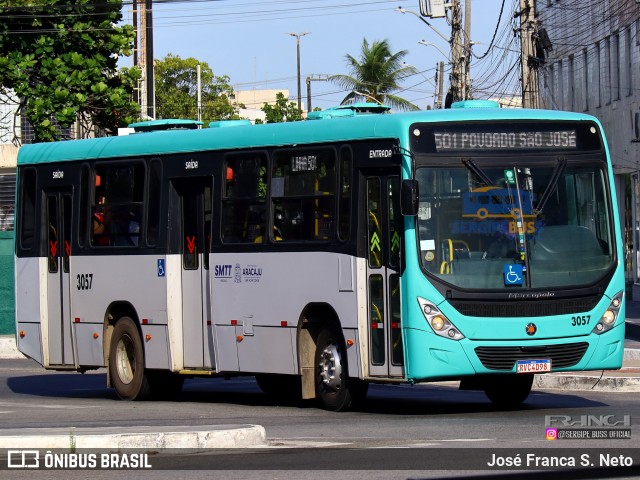VRS - Viação Roberto Santana 3057 na cidade de Aracaju, Sergipe, Brasil, por José Franca S. Neto. Número da foto: #12935896.