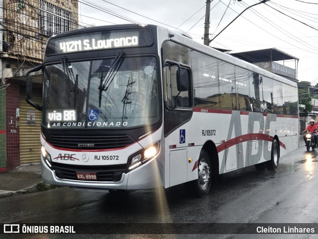 Auto Viação ABC RJ 105.072 na cidade de São Gonçalo, Rio de Janeiro, Brasil, por Cleiton Linhares. Número da foto: #12935125.