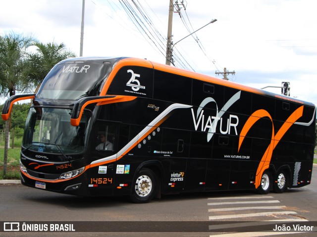 Viatur Transporte e Turismo 14524 na cidade de Campo Grande, Mato Grosso do Sul, Brasil, por João Victor. Número da foto: #12936558.
