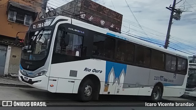 Viação Rio Ouro 2.011 na cidade de São Gonçalo, Rio de Janeiro, Brasil, por Icaro Vicente brandao. Número da foto: #12934877.