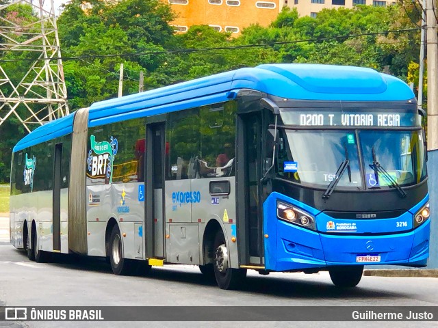 BRT Sorocaba Concessionária de Serviços Públicos SPE S/A 3216 na cidade de Sorocaba, São Paulo, Brasil, por Guilherme Justo. Número da foto: #12936285.