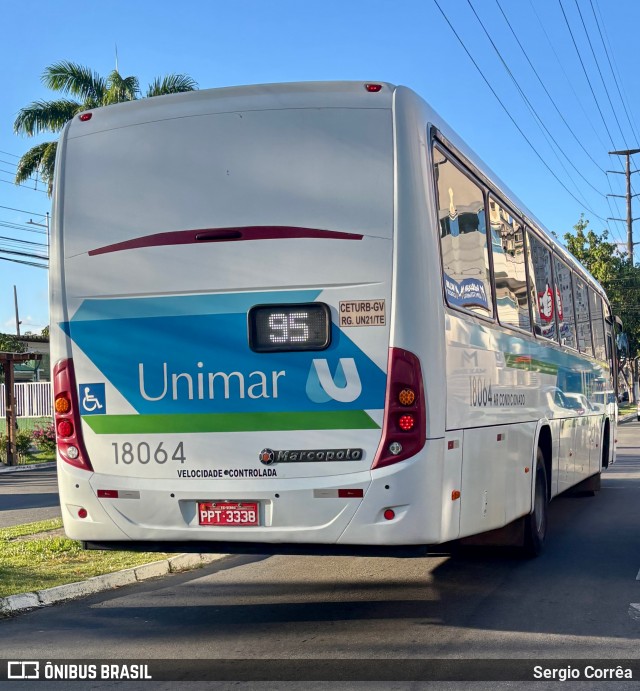 Unimar Transportes 18064 na cidade de Vila Velha, Espírito Santo, Brasil, por Sergio Corrêa. Número da foto: #12934774.