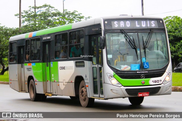 Cisne Branco Turismo 1807 na cidade de São Luís, Maranhão, Brasil, por Paulo Henrique Pereira Borges. Número da foto: #12936485.