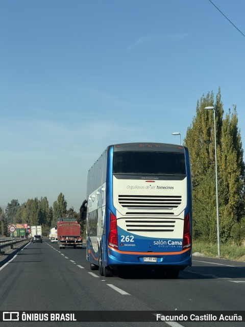 Pullman Eme Bus 262 na cidade de Chimbarongo, Colchagua, Libertador General Bernardo O'Higgins, Chile, por Facundo Castillo Acuña. Número da foto: #12934837.