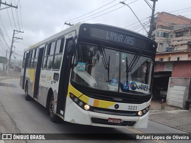 Viação Campo dos Ouros 3221 na cidade de Guarulhos, São Paulo, Brasil, por Rafael Lopes de Oliveira. Número da foto: #12935306.
