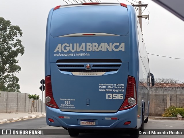 Viação Águia Branca 13516 na cidade de Cotia, São Paulo, Brasil, por David Macedo Rocha. Número da foto: #12935853.