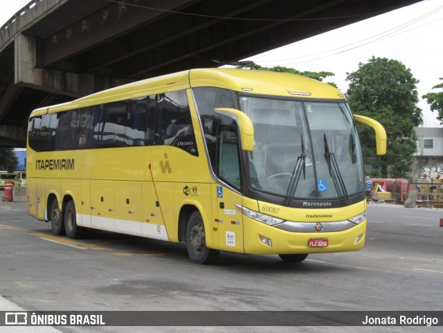 Viação Itapemirim 60087 na cidade de Rio de Janeiro, Rio de Janeiro, Brasil, por Jonata Rodrigo. Número da foto: #12936520.