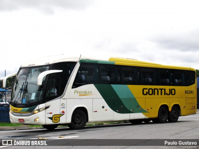 Empresa Gontijo de Transportes 18210 na cidade de São Paulo, São Paulo, Brasil, por Paulo Gustavo. Número da foto: #12935820.