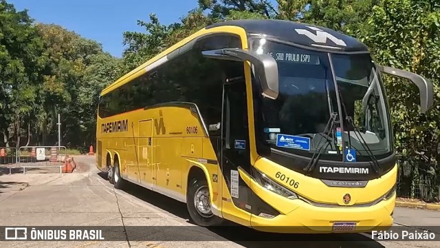 Viação Nova Itapemirim 60106 na cidade de São Paulo, São Paulo, Brasil, por Fábio Paixão. Número da foto: #12936148.