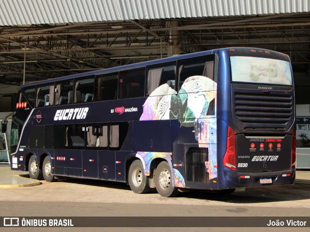 Eucatur - Empresa União Cascavel de Transportes e Turismo 5530 na cidade de Campo Grande, Mato Grosso do Sul, Brasil, por João Victor. Número da foto: #12936830.