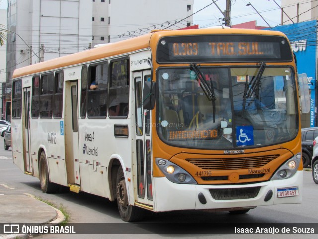 Auto Viação Marechal Brasília 441716 na cidade de Taguatinga, Distrito Federal, Brasil, por Isaac Araújo de Souza. Número da foto: #12937093.