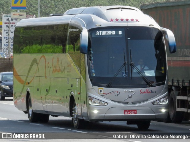 Scalla Tur Transportes 2027 na cidade de Aparecida, São Paulo, Brasil, por Gabriel Oliveira Caldas da Nobrega. Número da foto: #12936146.