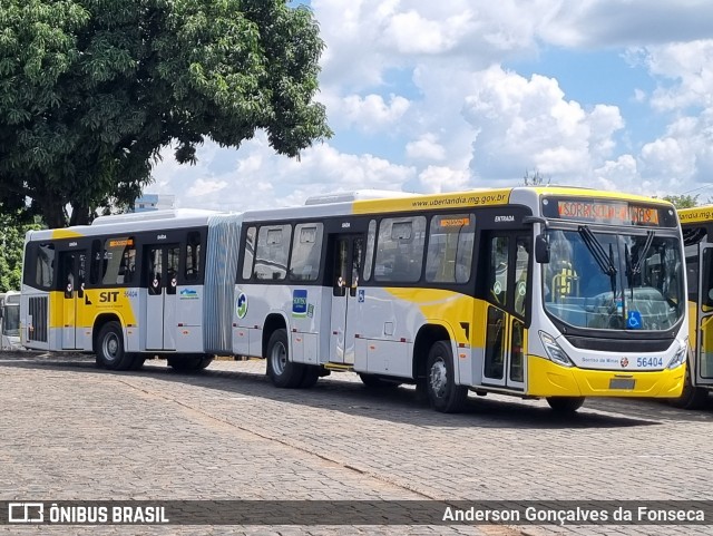 Viação Sorriso de Minas 56404 na cidade de Uberlândia, Minas Gerais, Brasil, por Anderson Gonçalves da Fonseca. Número da foto: #12936402.