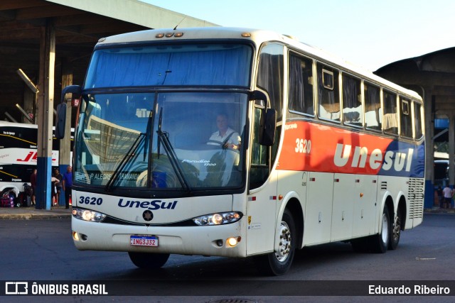 Unesul de Transportes 3620 na cidade de Porto Alegre, Rio Grande do Sul, Brasil, por Eduardo Ribeiro. Número da foto: #12935839.