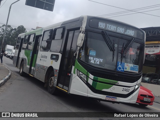 Empresa de Ônibus Vila Galvão 2462 na cidade de Guarulhos, São Paulo, Brasil, por Rafael Lopes de Oliveira. Número da foto: #12935265.