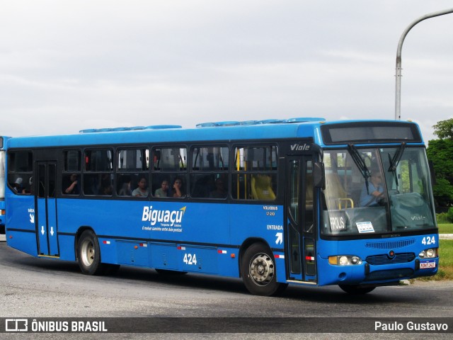 Biguaçu Transportes Coletivos Administração e Participação 424 na cidade de Florianópolis, Santa Catarina, Brasil, por Paulo Gustavo. Número da foto: #12937061.