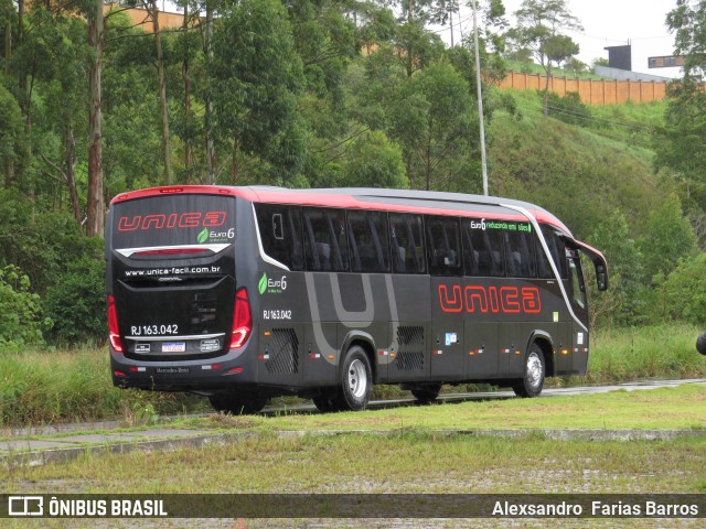 Transportes Única Petrópolis RJ 163.042 na cidade de Juiz de Fora, Minas Gerais, Brasil, por Alexsandro  Farias Barros. Número da foto: #12937088.