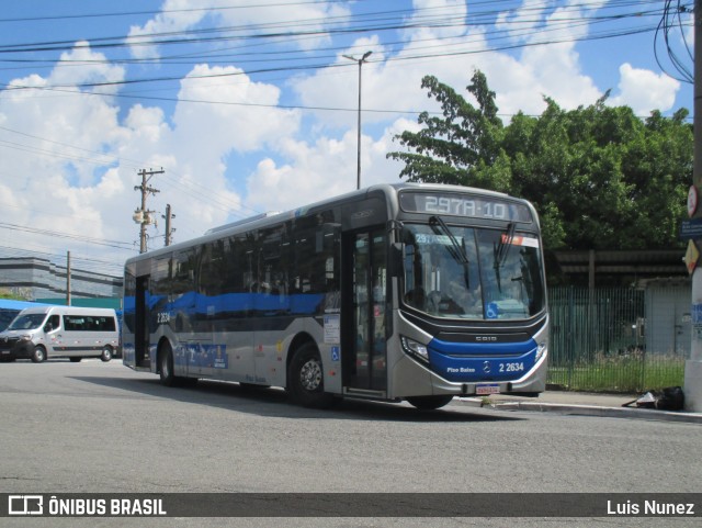 Sambaíba Transportes Urbanos 2 2634 na cidade de São Paulo, São Paulo, Brasil, por Luis Nunez. Número da foto: #12935289.