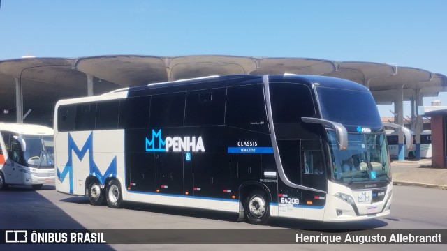 Empresa de Ônibus Nossa Senhora da Penha 64208 na cidade de Porto Alegre, Rio Grande do Sul, Brasil, por Henrique Augusto Allebrandt. Número da foto: #12936853.