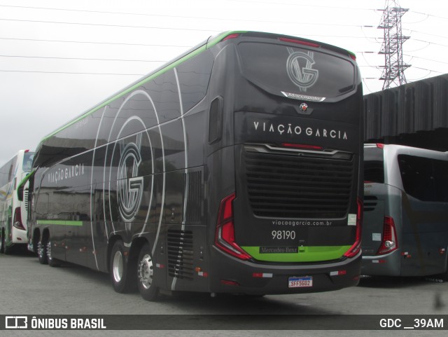 Viação Garcia 98190 na cidade de Curitiba, Paraná, Brasil, por GDC __39AM. Número da foto: #12936026.