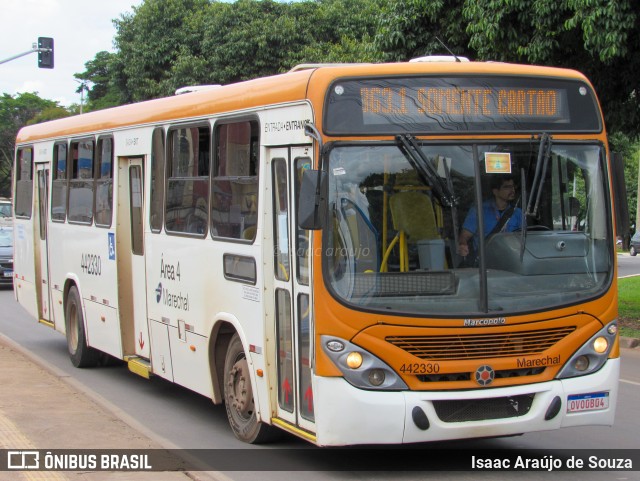 Auto Viação Marechal Brasília 442330 na cidade de Taguatinga, Distrito Federal, Brasil, por Isaac Araújo de Souza. Número da foto: #12937094.
