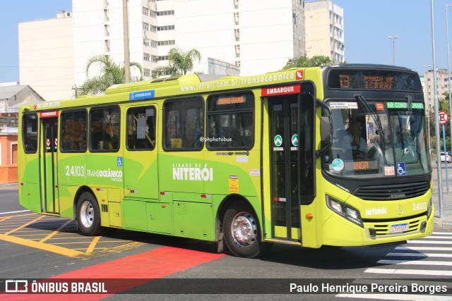 Viação Fortaleza 2.4.103 na cidade de Niterói, Rio de Janeiro, Brasil, por Paulo Henrique Pereira Borges. Número da foto: #12936528.