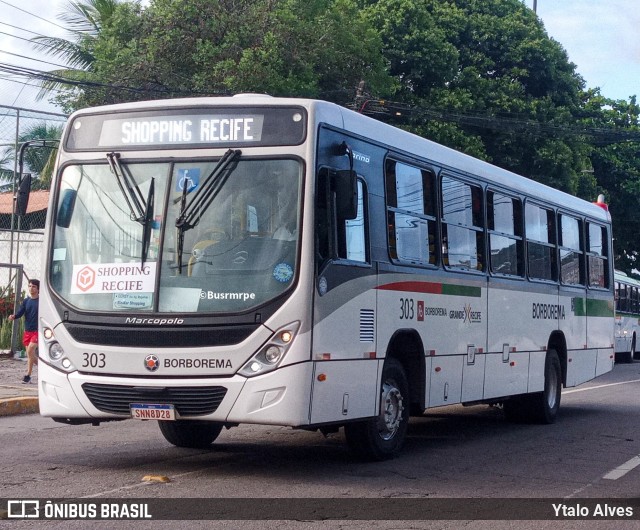 Borborema Imperial Transportes 303 na cidade de Recife, Pernambuco, Brasil, por Ytalo Alves. Número da foto: #12935399.
