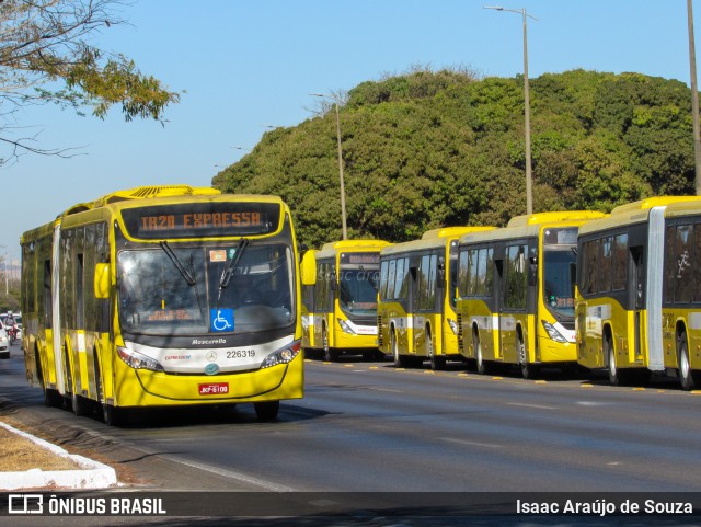 Viação Pioneira 226319 na cidade de Brasília, Distrito Federal, Brasil, por Isaac Araújo de Souza. Número da foto: #12937092.