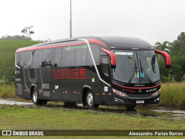 Transportes Única Petrópolis RJ 163.042 na cidade de Juiz de Fora, Minas Gerais, Brasil, por Alexsandro  Farias Barros. Número da foto: #12937084.
