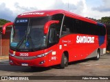 Viação Santa Cruz 28220 na cidade de Três Corações, Minas Gerais, Brasil, por Fábio Mateus Tibúrcio. Número da foto: #12934632.