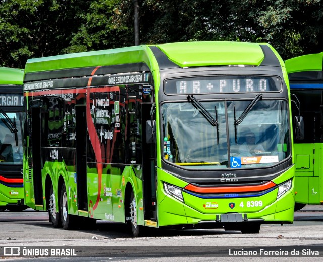 Express Transportes Urbanos Ltda 4 8399 na cidade de São Paulo, São Paulo, Brasil, por Luciano Ferreira da Silva. Número da foto: #12938850.