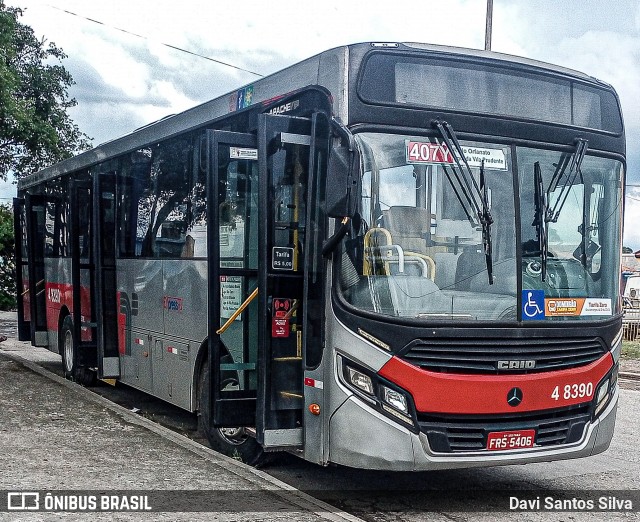 Express Transportes Urbanos Ltda 4 8390 na cidade de São Paulo, São Paulo, Brasil, por Davi Santos Silva. Número da foto: #12939831.