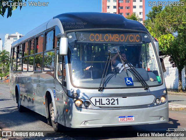 Auto Viação Redentor HL321 na cidade de Curitiba, Paraná, Brasil, por Lucas Weber Calizario. Número da foto: #12938763.