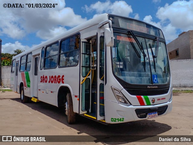 Consórcio Navegantes - 02 > Viação São Jorge > Transurb Transporte Urbano 02142 na cidade de João Pessoa, Paraíba, Brasil, por Daniel da Silva. Número da foto: #12938766.