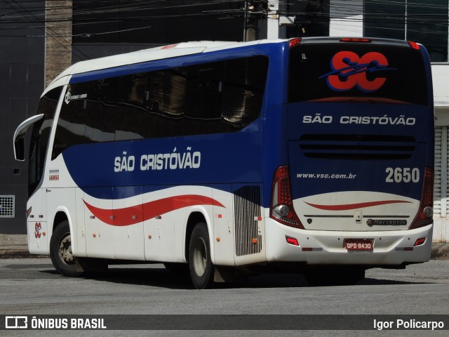 Viação São Cristóvão 2650 na cidade de Divinópolis, Minas Gerais, Brasil, por Igor Policarpo. Número da foto: #12939686.