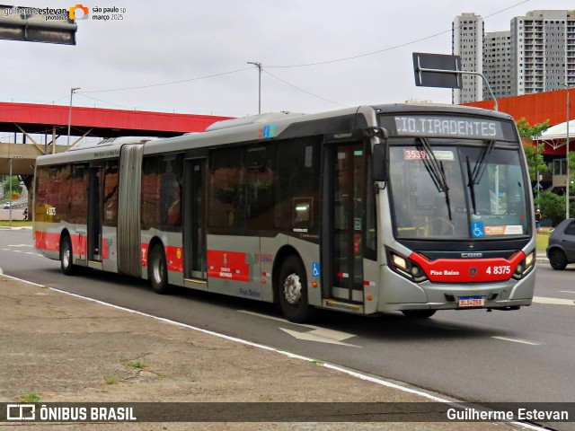 Express Transportes Urbanos Ltda 4 8375 na cidade de São Paulo, São Paulo, Brasil, por Guilherme Estevan. Número da foto: #12938746.