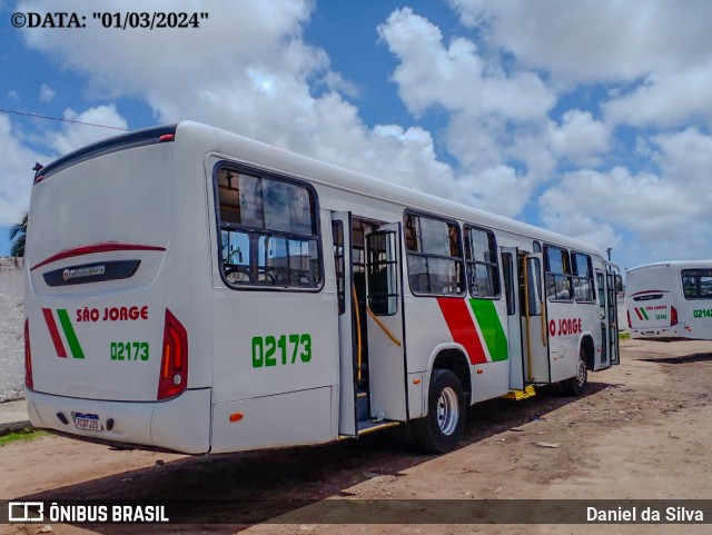 Consórcio Navegantes - 02 > Viação São Jorge > Transurb Transporte Urbano 02173 na cidade de João Pessoa, Paraíba, Brasil, por Daniel da Silva. Número da foto: #12938779.