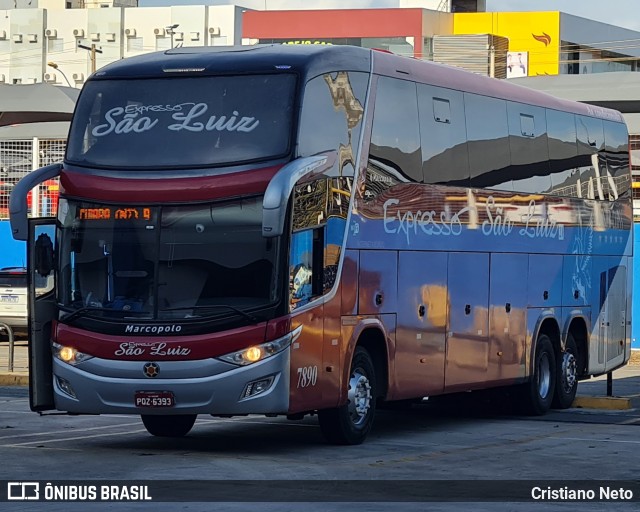 Expresso São Luiz 7890 na cidade de Goiânia, Goiás, Brasil, por Cristiano Neto. Número da foto: #12937648.
