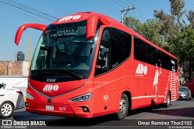ADO - Autobuses de Oriente 0678 na cidade de Gustavo A. Madero, Ciudad de México, México, por Omar Ramírez Thor2102. Número da foto: #12937968.
