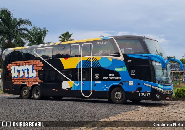 UTIL - União Transporte Interestadual de Luxo 13902 na cidade de Uberlândia, Minas Gerais, Brasil, por Cristiano Neto. Número da foto: #12938597.