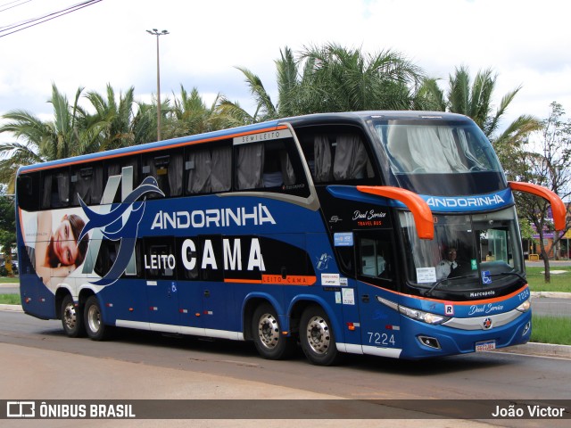 Empresa de Transportes Andorinha 7224 na cidade de Campo Grande, Mato Grosso do Sul, Brasil, por João Victor. Número da foto: #12939460.