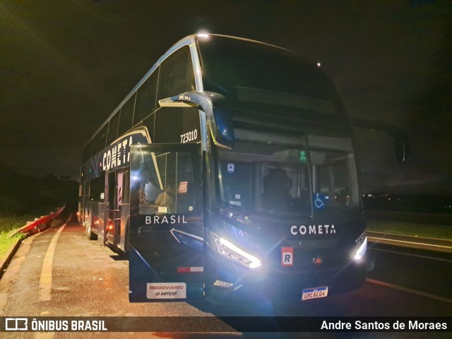 Viação Cometa 723010 na cidade de Jacareí, São Paulo, Brasil, por Andre Santos de Moraes. Número da foto: #12937440.