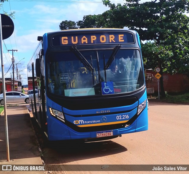 JTP Transportes - COM Porto Velho 02.216 na cidade de Porto Velho, Rondônia, Brasil, por João Sales Vitor. Número da foto: #12939943.