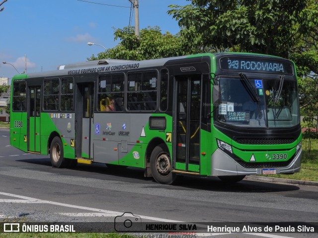 VB Transportes e Turismo 3390 na cidade de Campinas, São Paulo, Brasil, por Henrique Alves de Paula Silva. Número da foto: #12939993.