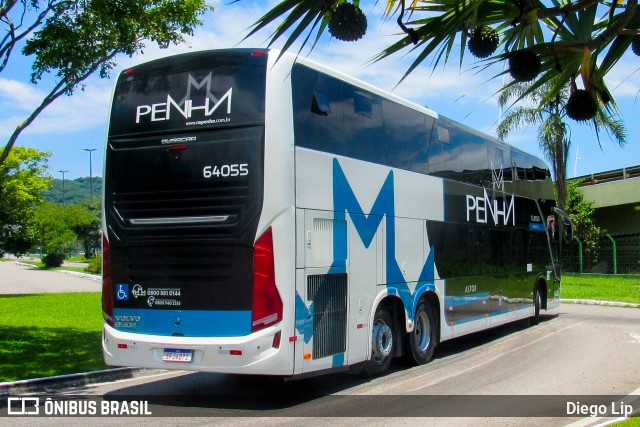 Empresa de Ônibus Nossa Senhora da Penha 64055 na cidade de Florianópolis, Santa Catarina, Brasil, por Diego Lip. Número da foto: #12939303.