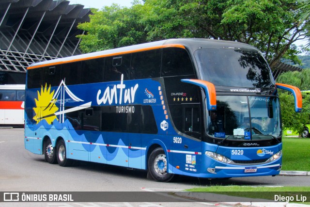 Cantur Turismo 5020 na cidade de Florianópolis, Santa Catarina, Brasil, por Diego Lip. Número da foto: #12937805.