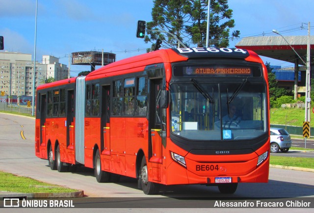 Transporte Coletivo Glória BE604 na cidade de Curitiba, Paraná, Brasil, por Alessandro Fracaro Chibior. Número da foto: #12937756.