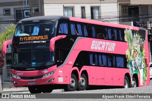 Eucatur - Empresa União Cascavel de Transportes e Turismo 6041 na cidade de Balneário Camboriú, Santa Catarina, Brasil, por Alyson Frank Ehlert Ferreira. Número da foto: #12937990.
