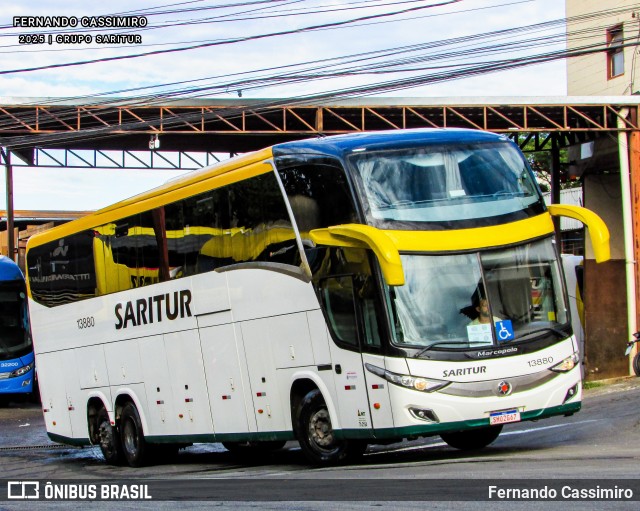 Saritur - Santa Rita Transporte Urbano e Rodoviário 13880 na cidade de Belo Horizonte, Minas Gerais, Brasil, por Fernando Cassimiro. Número da foto: #12937514.